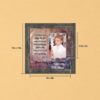 First Communion picture frame with photo opening, John 6:35 by Crossroads Home Decor
