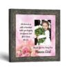 Flower girl poem picture frame with photo opening - Flower Girl Verse by Crossroads Home Decor