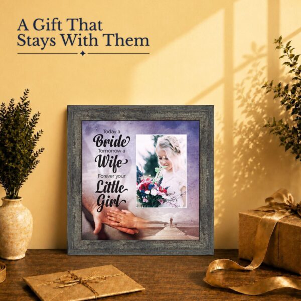 Father of the bride gift - picture frame for wedding day