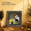 Godmother thank-you gift - picture frame for a godmother from her godchild