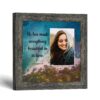 6391BW-1 Everything beautiful in its time picture frame with photo opening - Ecclesiastes 3:11 by Crossroads Home Decor