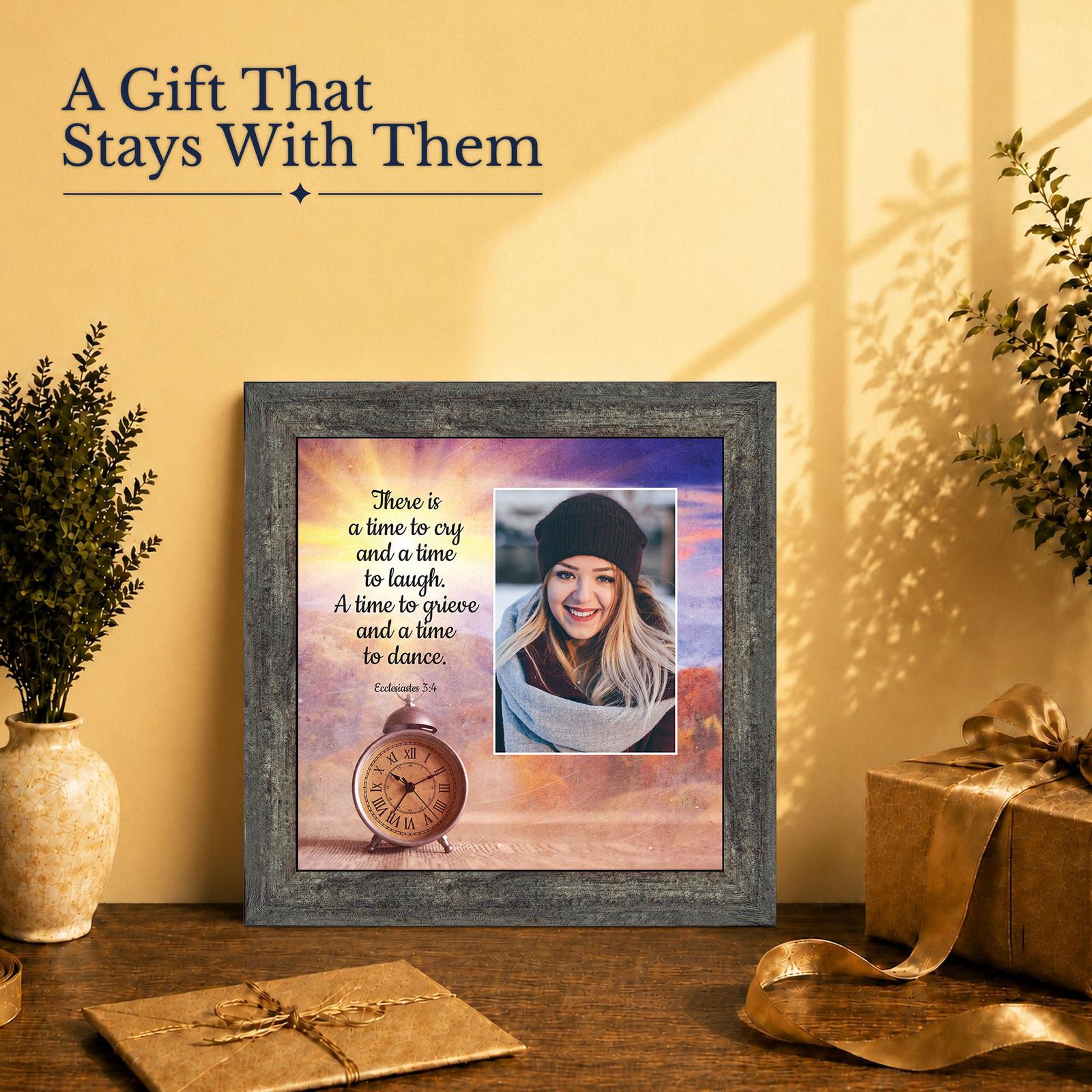 Ecclesiastes 3:4 gift - framed print for someone facing a hard season