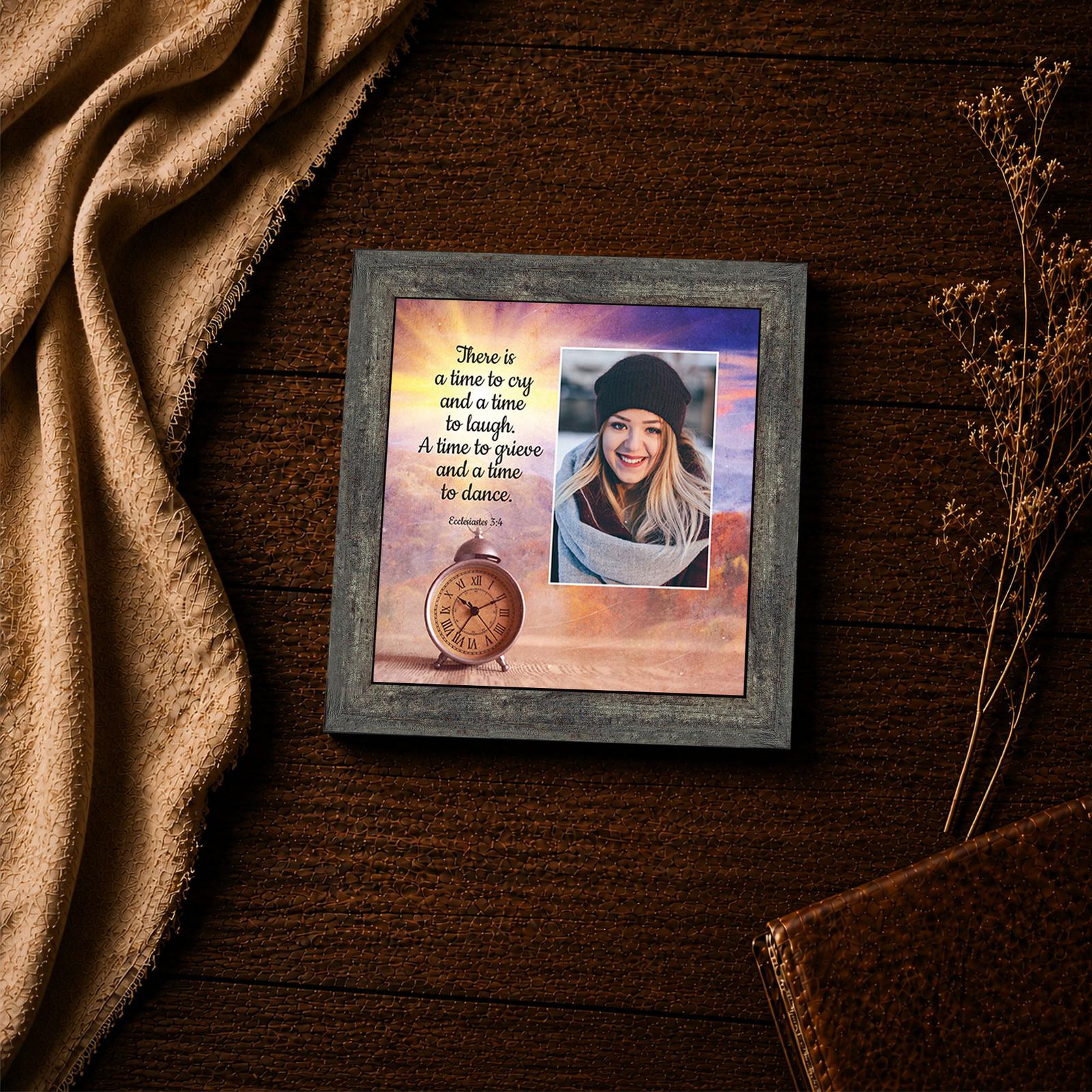 Ecclesiastes 3:4 Scripture framed print - inspirational wall art