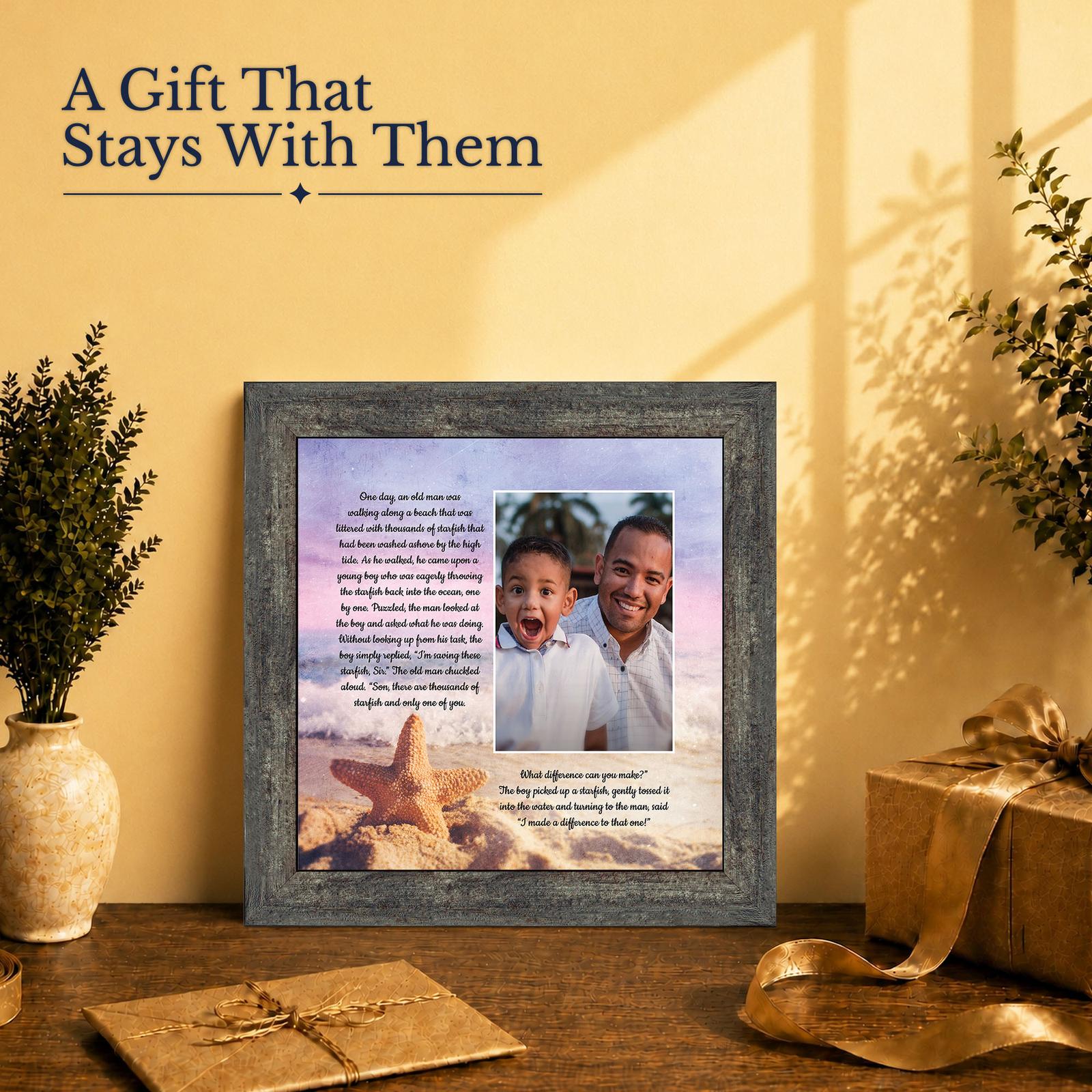 6396BW-2 Teacher appreciation gift - picture frame for a mentor or coach