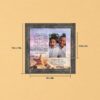6396BW-8 Starfish story picture frame by Crossroads Home Decor