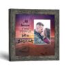 All because two people fell in love picture frame - beach sunset keepsake by Crossroads Home Decor