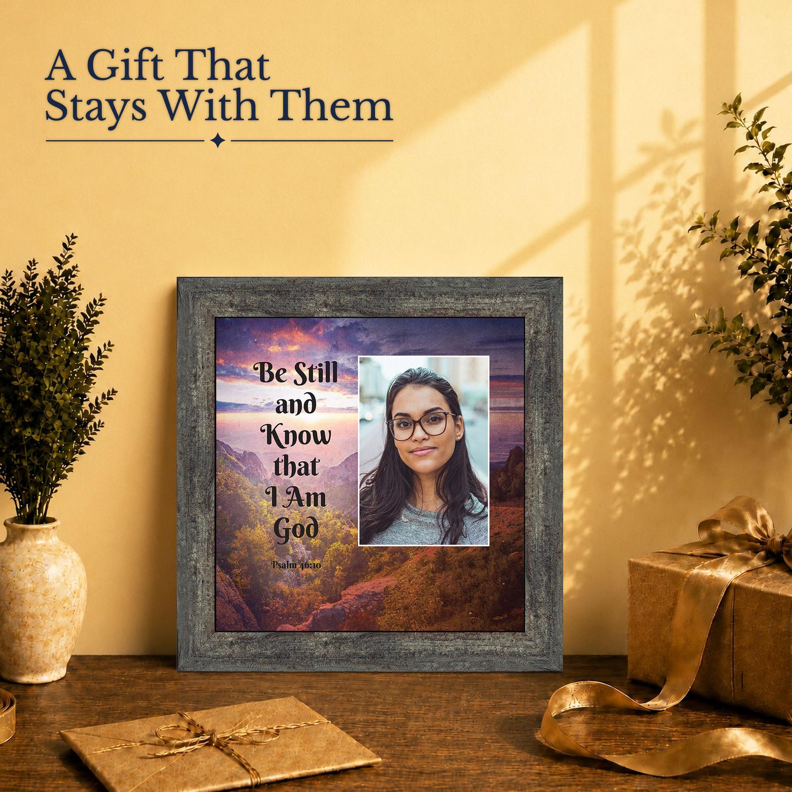 Be Still and Know gift - framed print for a mother or grandparent
