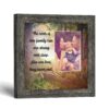 Family Tree picture frame with photo opening - poem print by Crossroads Home Decor