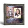 It Is Well With My Soul picture frame with photo opening by Crossroads Home Decor