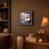 It Is Well With My Soul framed wall art displayed on a living room shelf