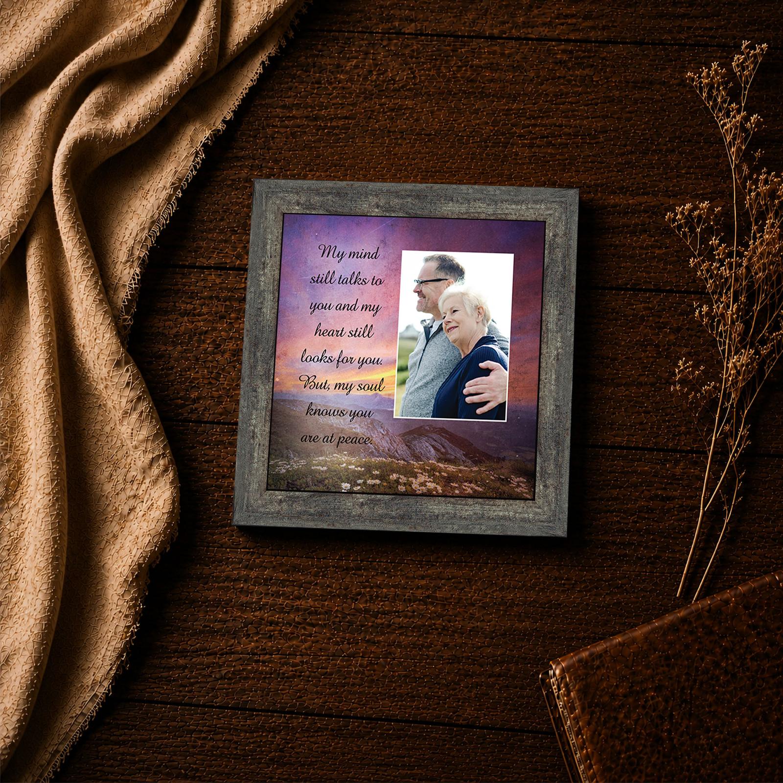You are at peace verse framed print - memorial inspirational wall art