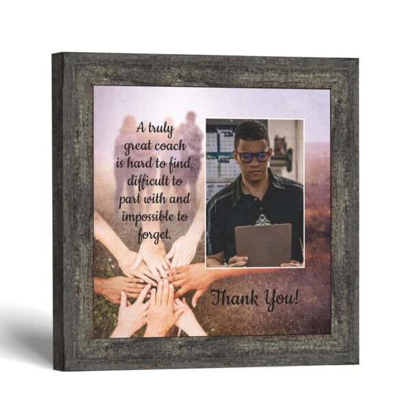 Coach Appreciation framed print - team huddle quote by Crossroads Home Decor