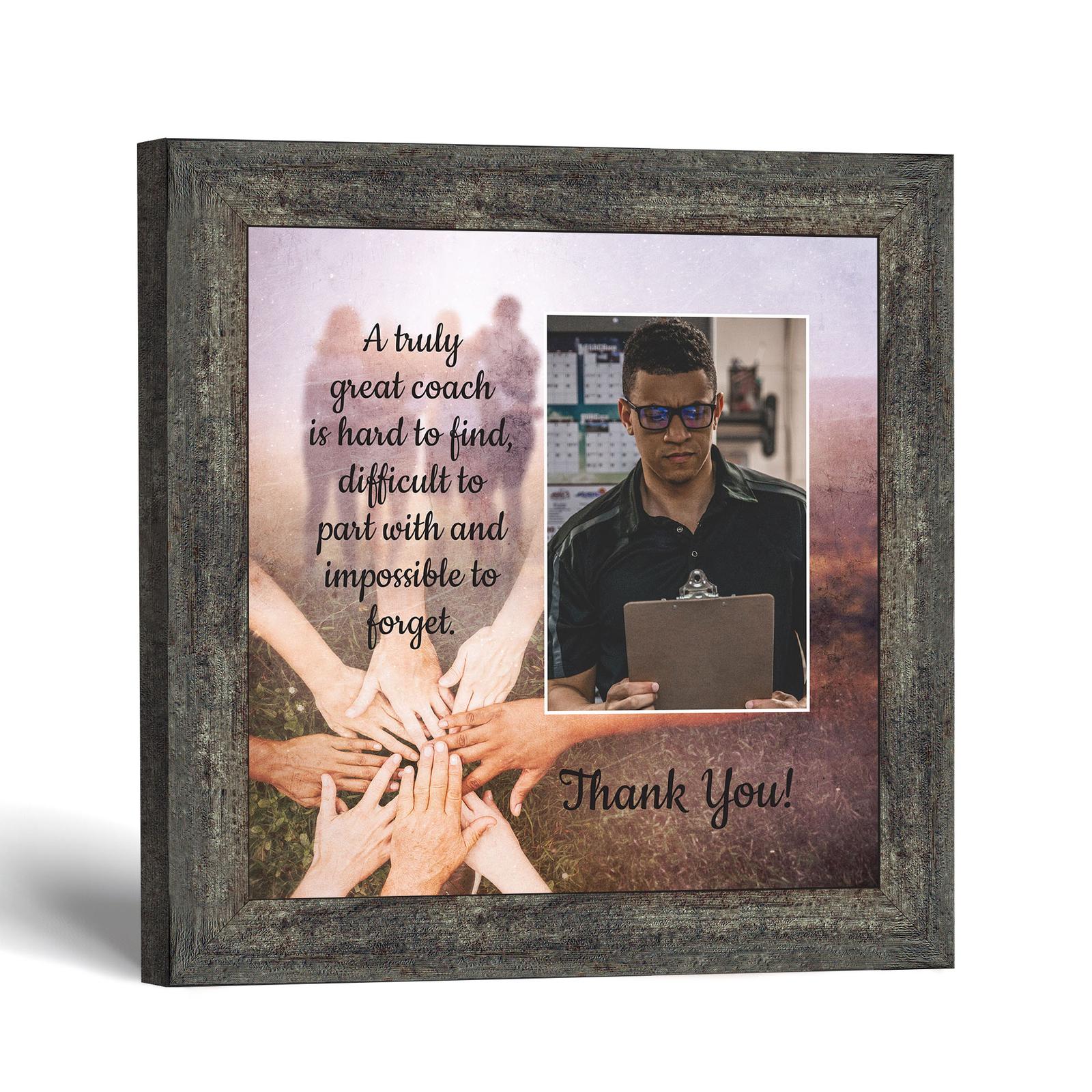 Coach Appreciation framed print - team huddle quote by Crossroads Home Decor