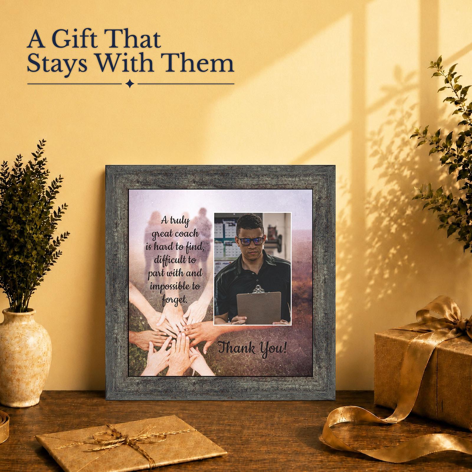 Coach appreciation gift - framed print for a softball or baseball coach