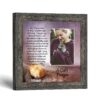 A Cat's Prayer picture frame with photo opening by Crossroads Home Decor