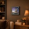 God Didn't Promise framed wall art displayed in a bedroom