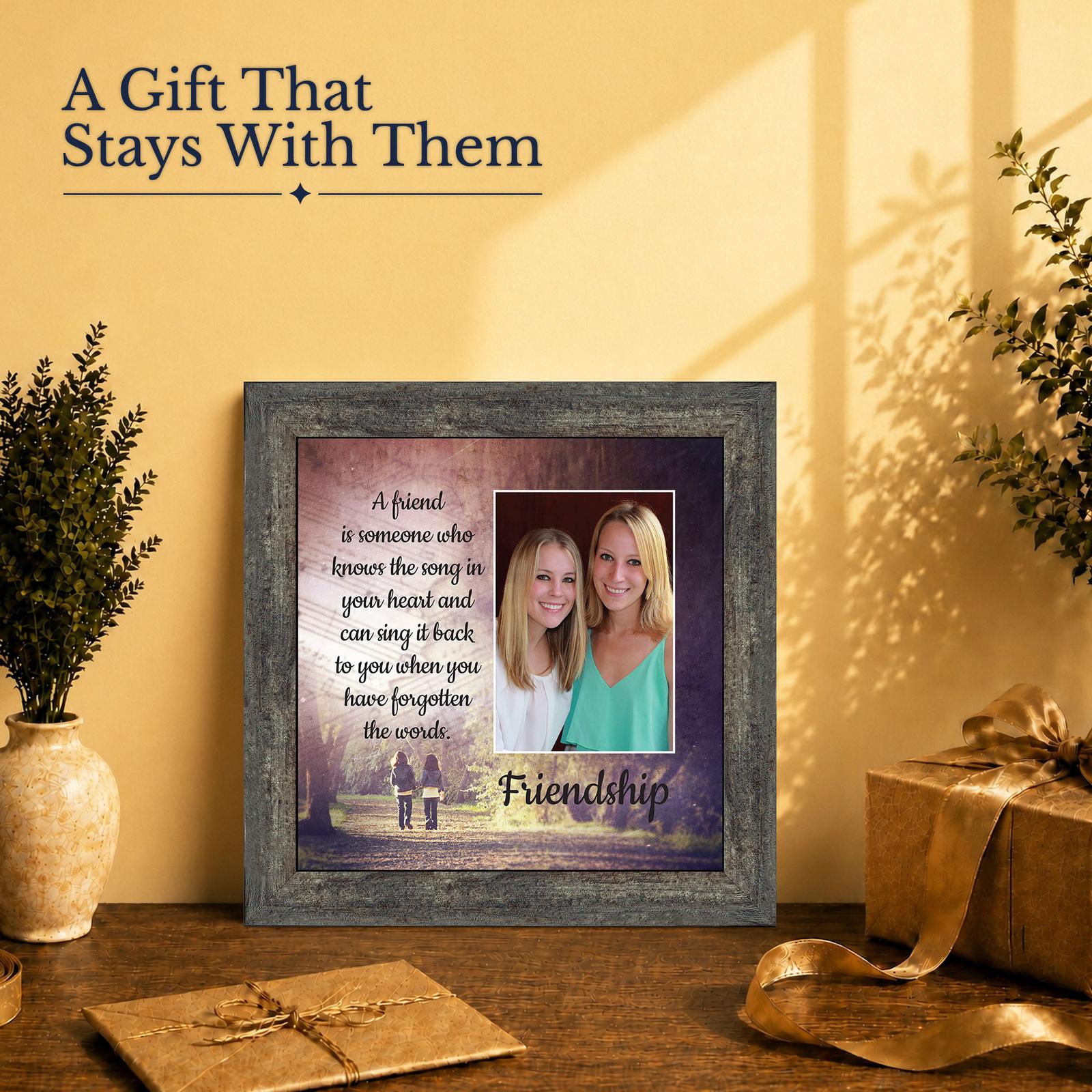 Friendship gift - picture frame for a lifelong friend