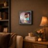 Friendship framed wall art displayed on a shelf