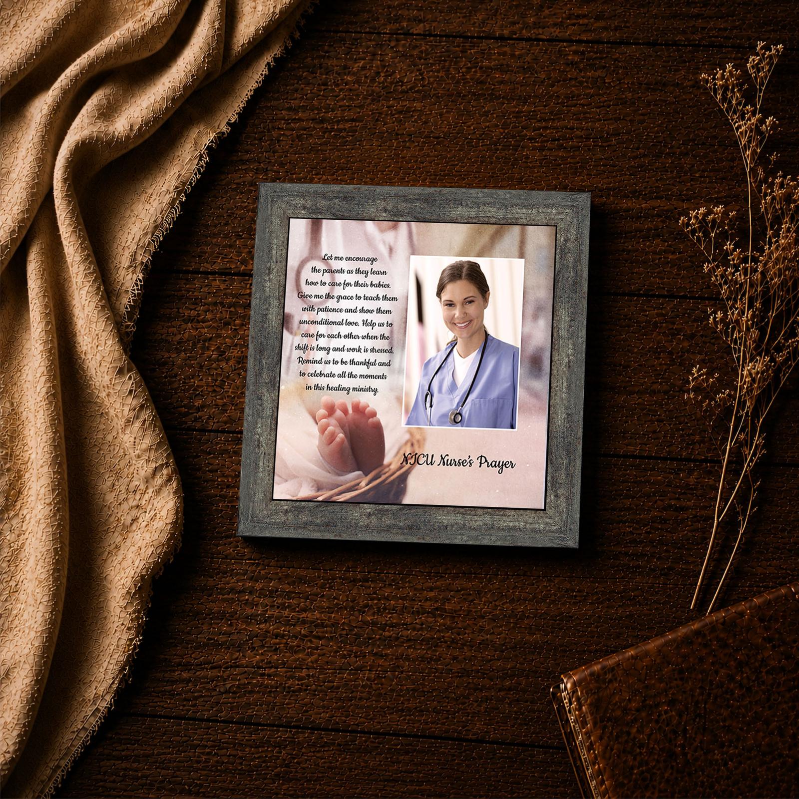 NICU Nurse’s Prayer framed print - nurse appreciation wall art