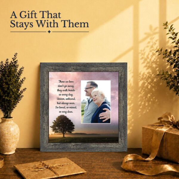Sympathy gift - memorial framed print with photo for a grieving family