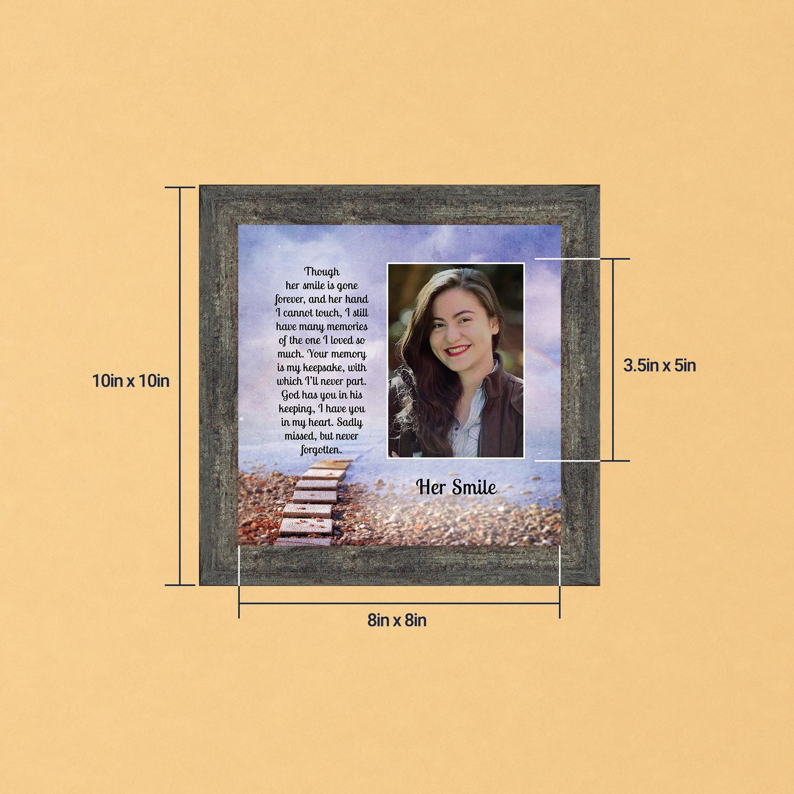 Her Smile memorial picture frame by Crossroads Home Decor