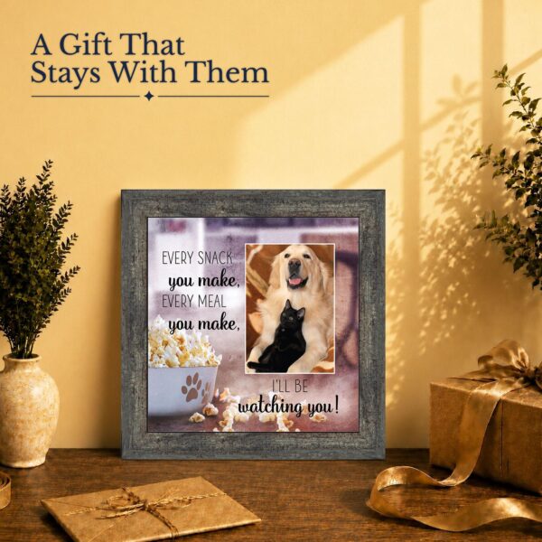 Dog Lover Gift - Funny Picture Frame With Photo Opening for a Pet Parent
