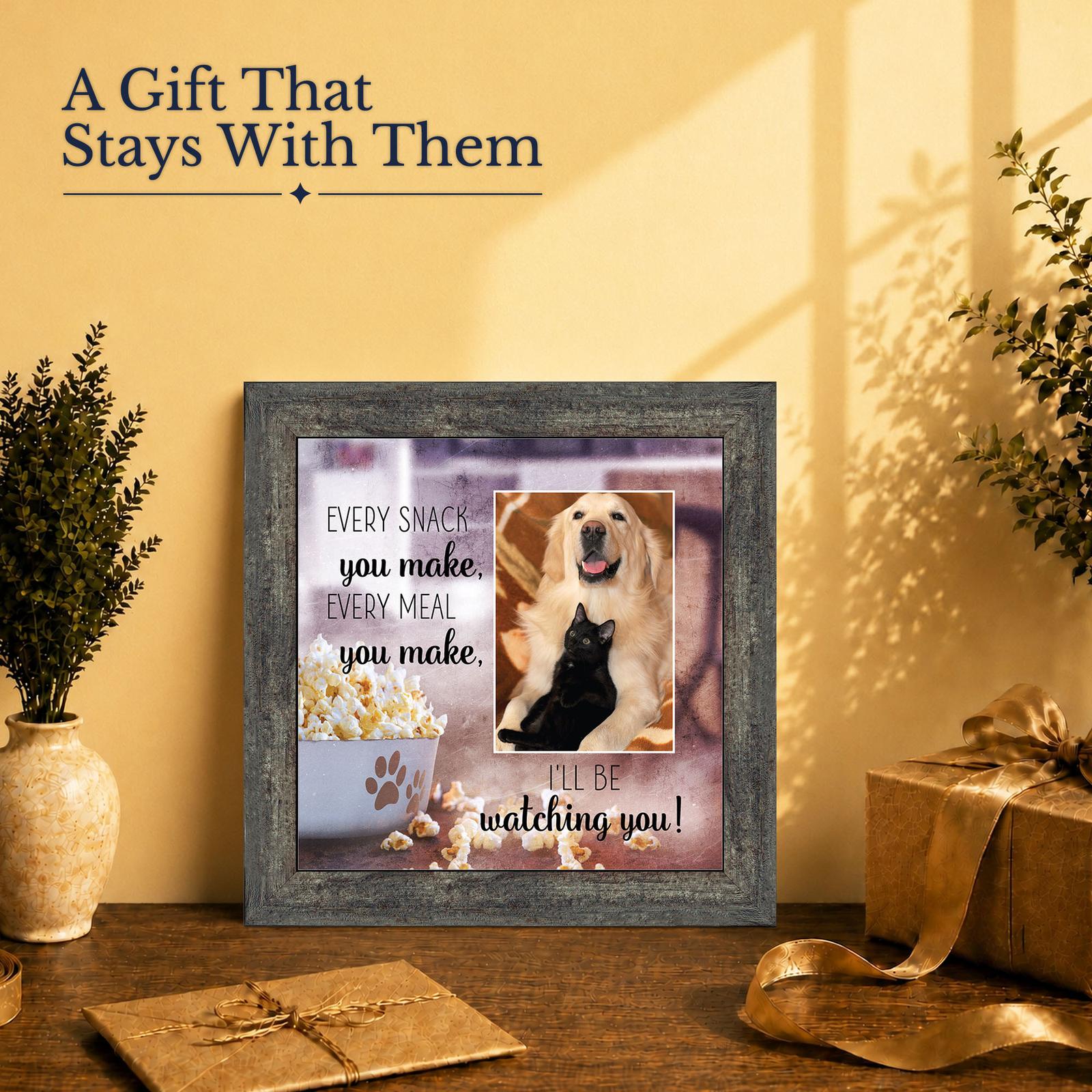 Dog Lover Gift - Funny Picture Frame With Photo Opening for a Pet Parent