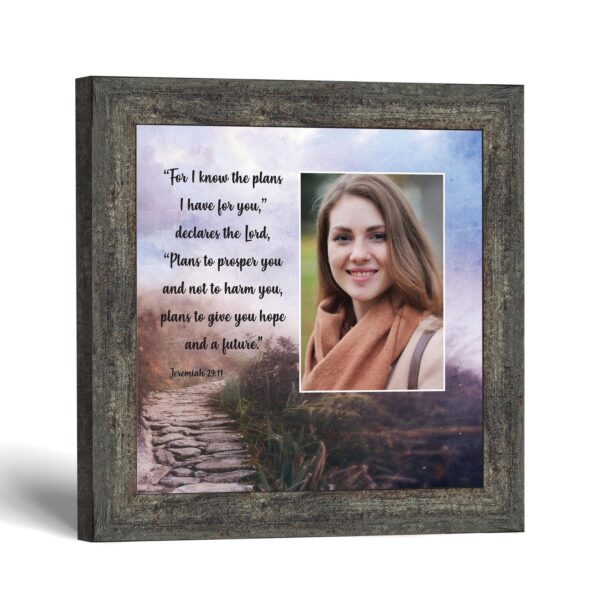 Jeremiah 29:11 picture frame - Bible Verse Wall Art by Crossroads Home Decor