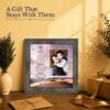 6453BW-2 Shema picture frame gift with photo opening for a bar or bat mitzvah