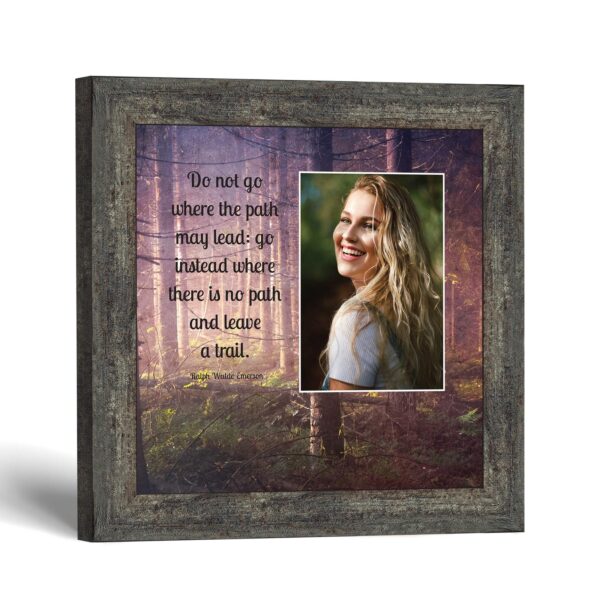Leave a Trail framed print - Leave a Trail Quote by Crossroads Home Decor