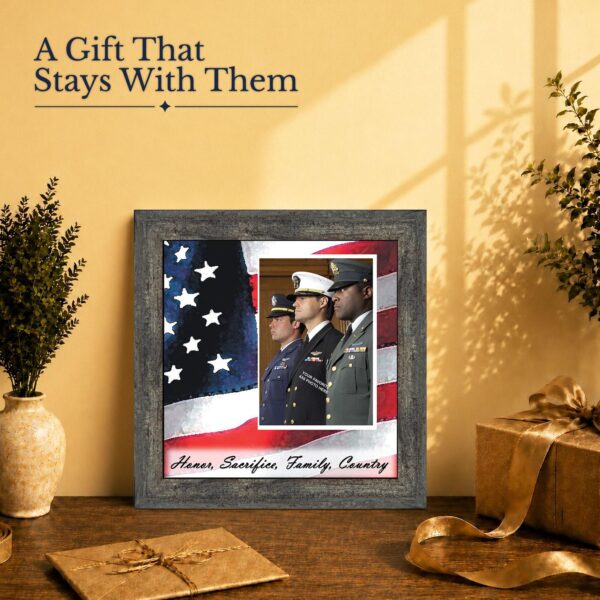 A Soldiers Honor gift frame for a veteran or service member