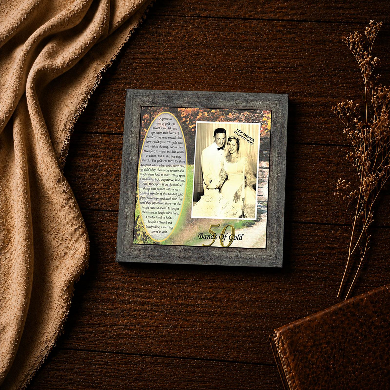 Bands of Gold framed print - golden anniversary autumn path inspirational wall art