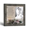 60th Diamond Anniversary framed print - Happy Diamond Anniversary Verse by Crossroads Home Decor