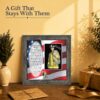 6795BW-2 Fireman's Prayer gift frame for a fire academy graduate or retiring firefighter