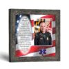6799BW-1 EMT Prayer picture frame - EMT Prayer flag design by Crossroads Home Decor