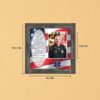 6799BW-8 EMT Prayer picture frame - EMT Prayer flag design by Crossroads Home Decor