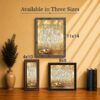 50th Anniversary Bands of Gold framed print - Made in USA family-owned keepsake wall art