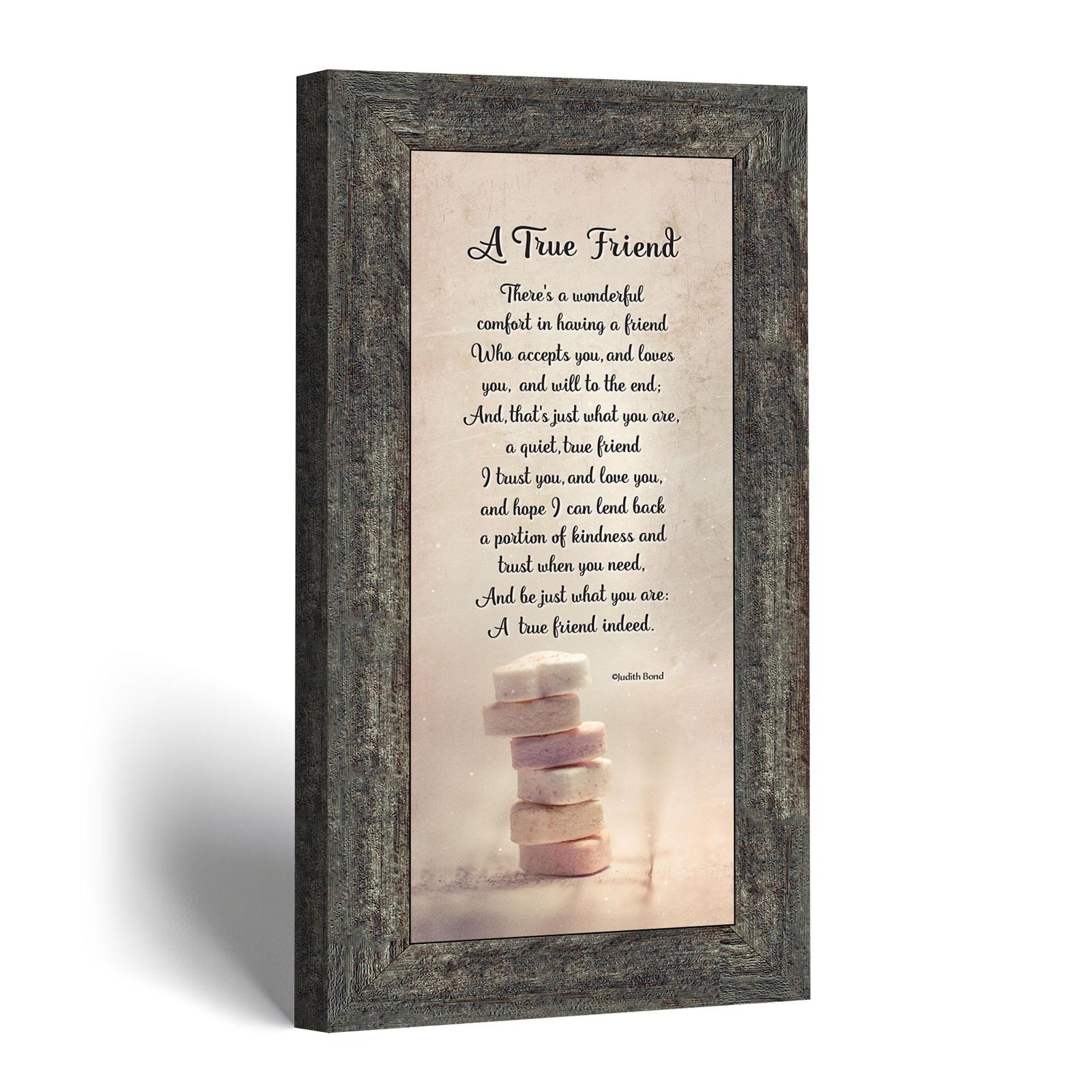 A True Friend framed print by Crossroads Home Decor