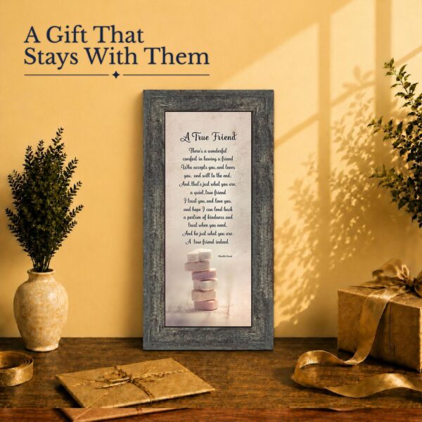 Gift for friends women - framed print for a longtime friend