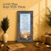 7332BW-2 Godfather gift - poem framed print for godparents and godsons
