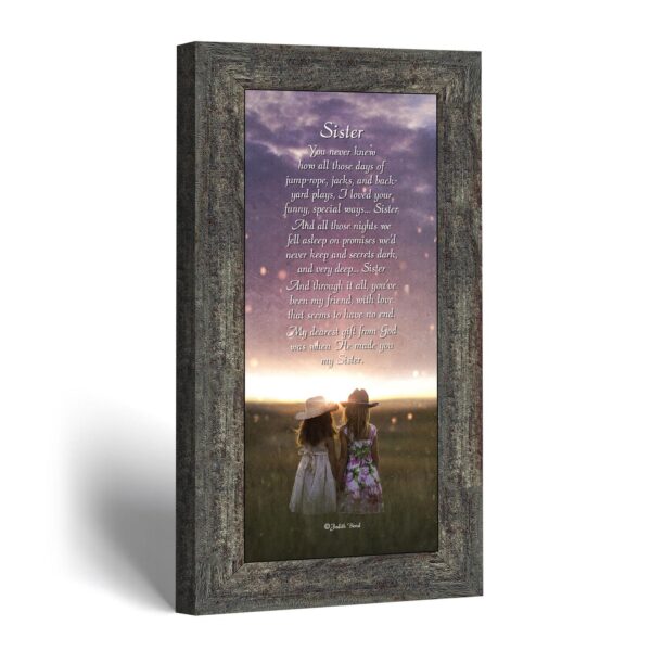 Sister wall art by Crossroads Home Decor