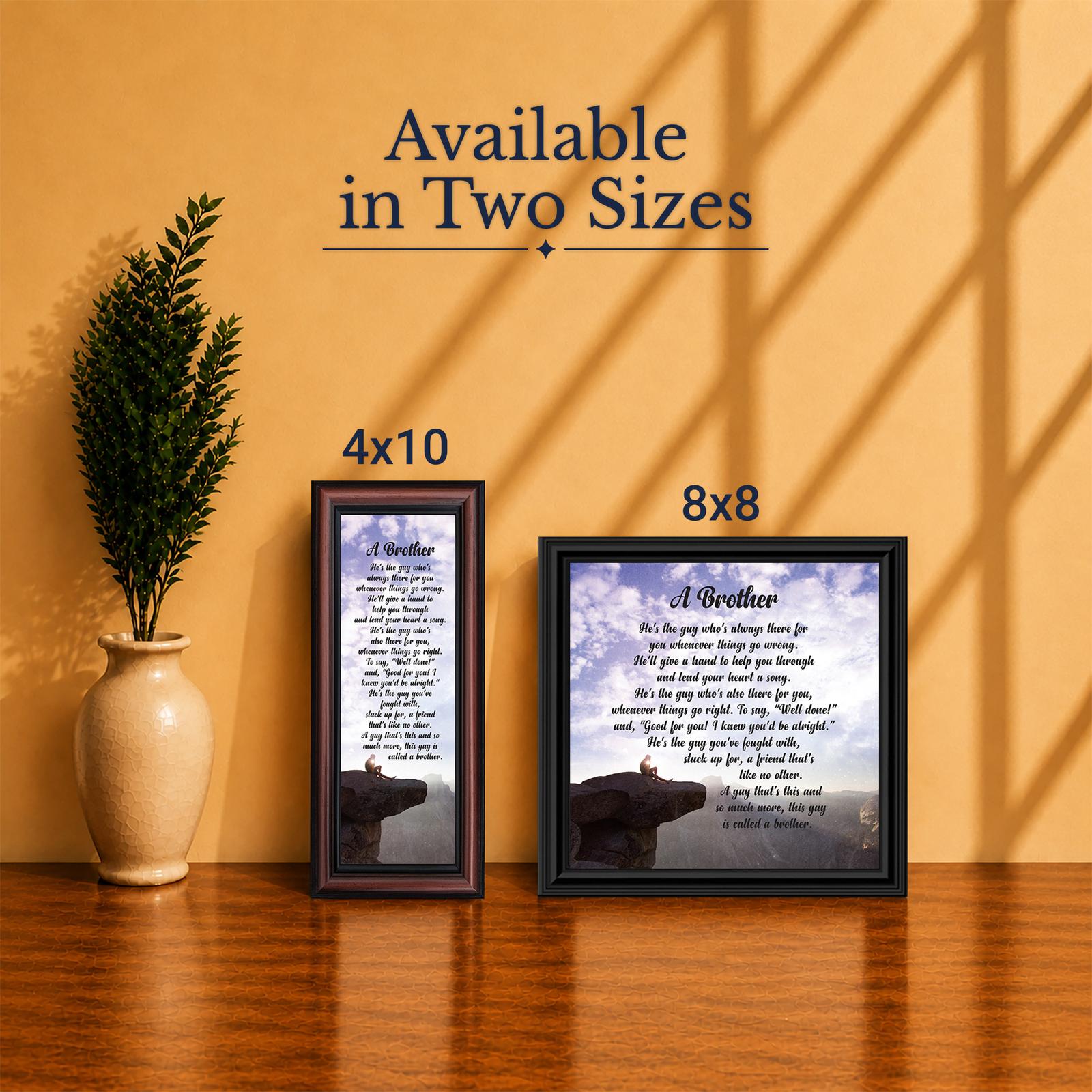 Gifts for brother - Made in USA family-owned sentimental keepsake