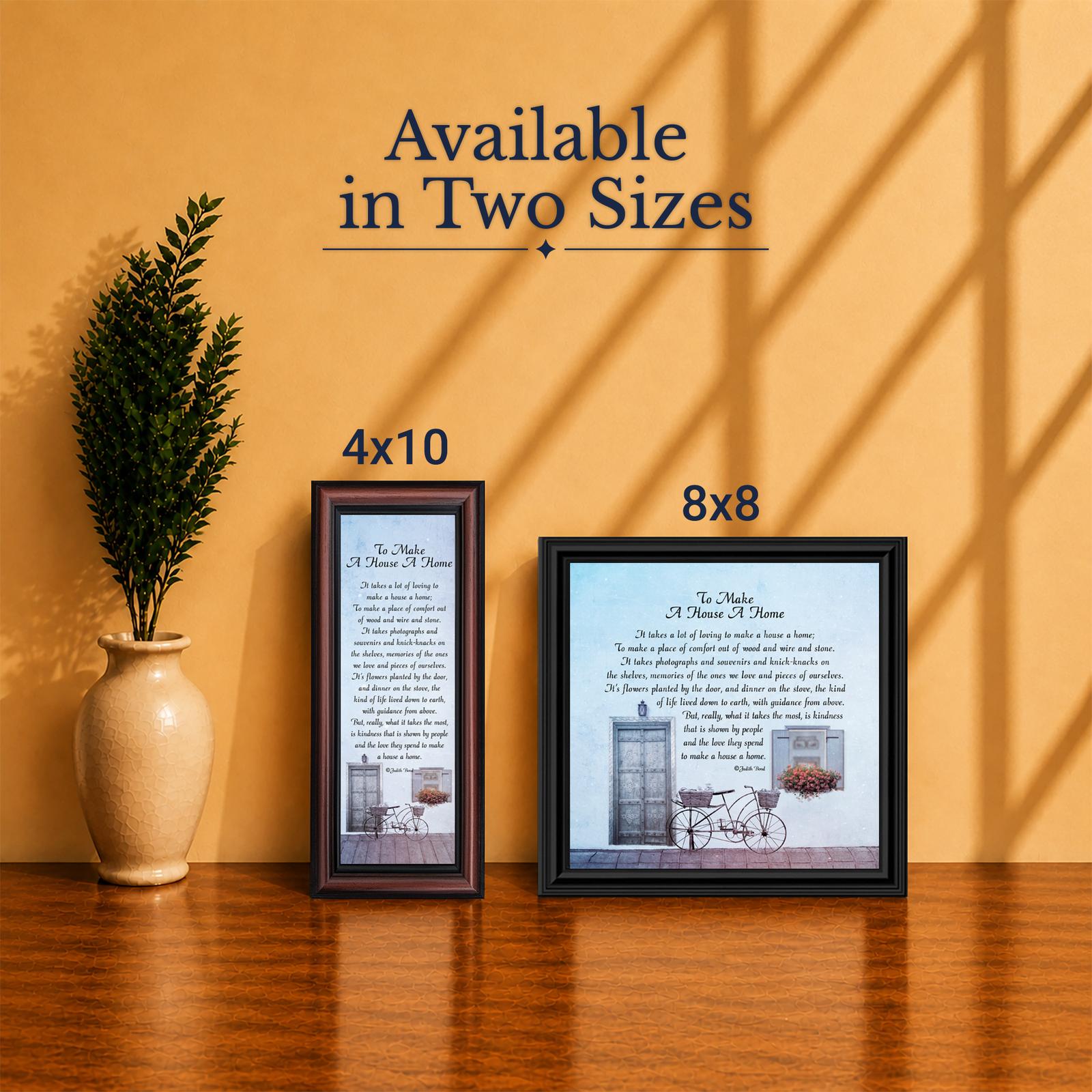 Housewarming framed print - Made in USA family-owned wall decor