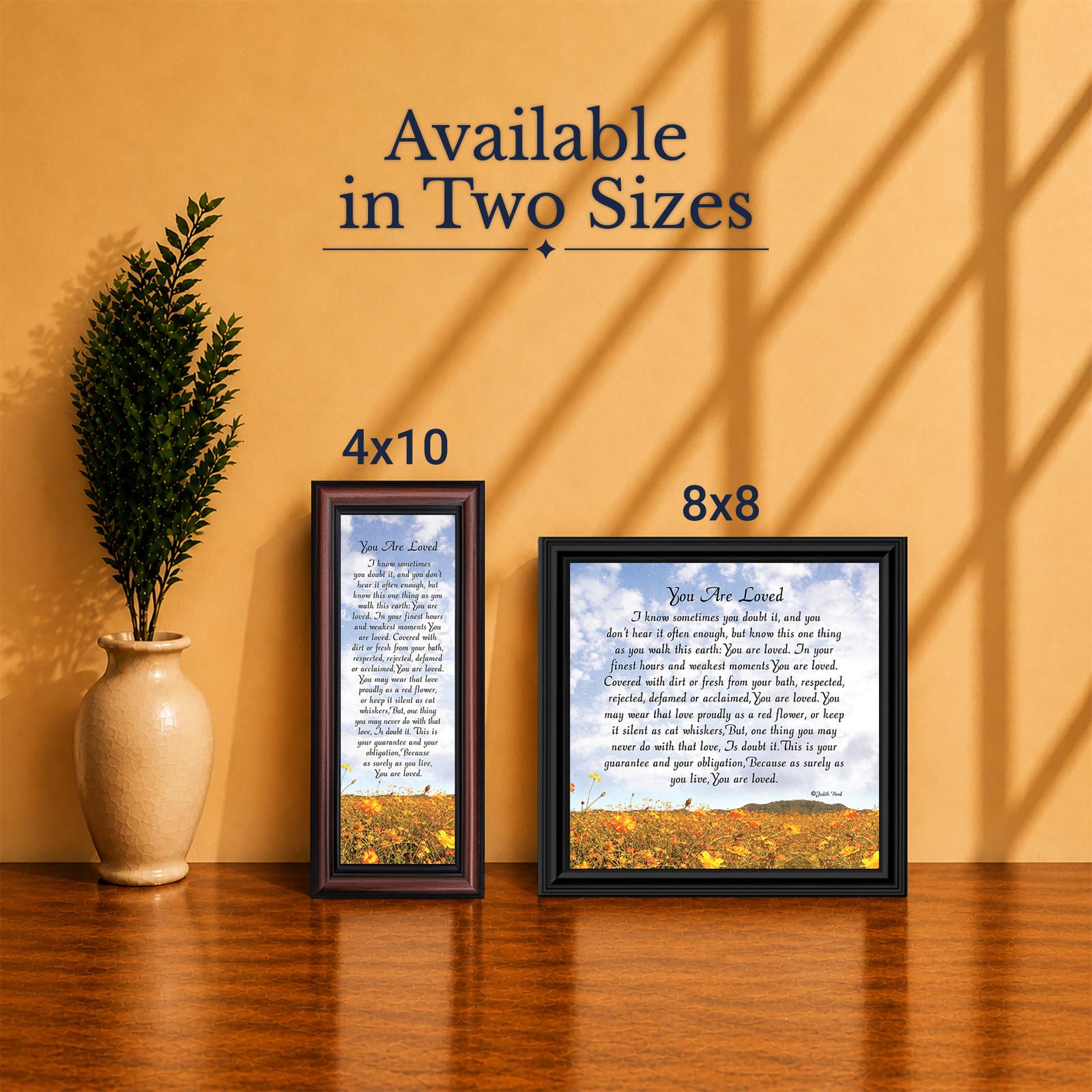 You Are Loved framed print - Made in USA family-owned wall art