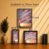 Made in USA family-owned military tribute framed print
