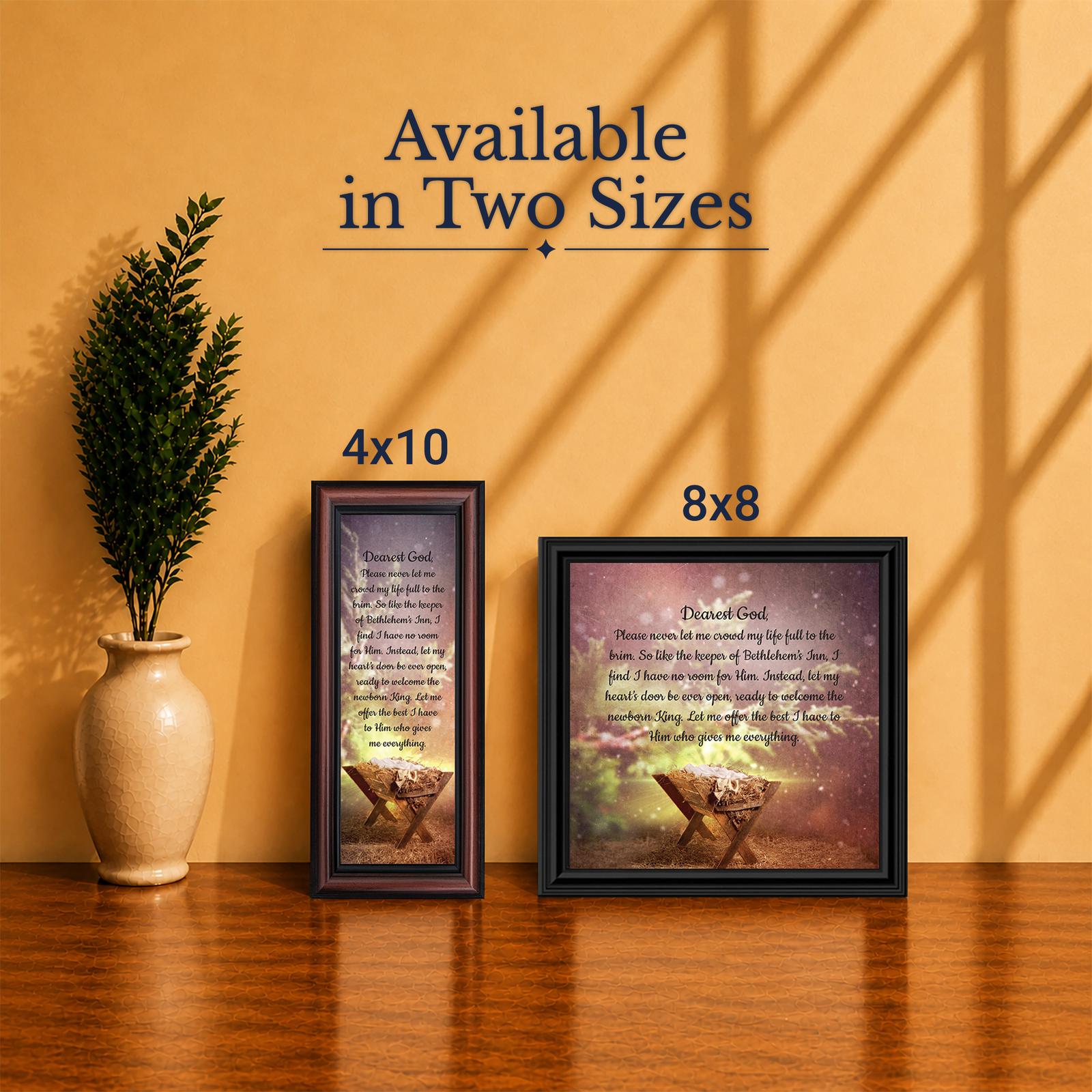 Christian wall art framed print - Made in USA family-owned