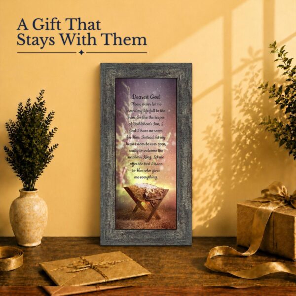 Christmas gift - devotional wall art for a grandparent or godparent