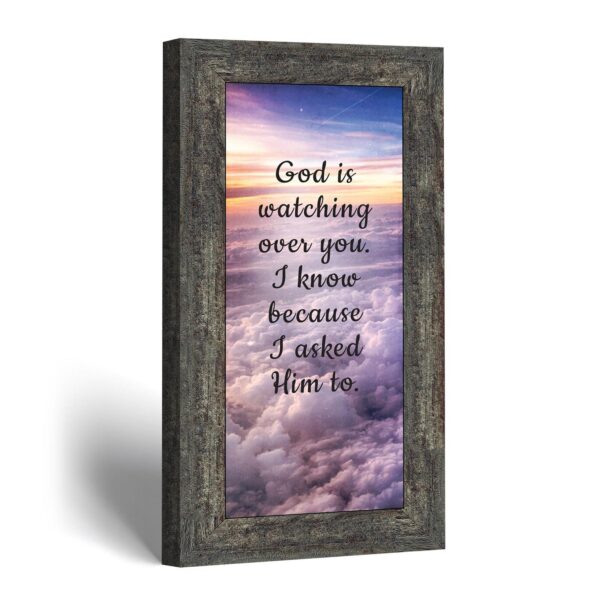 God Is Watching Over You framed print - God Is Watching Over You Blessing by Crossroads Home Decor