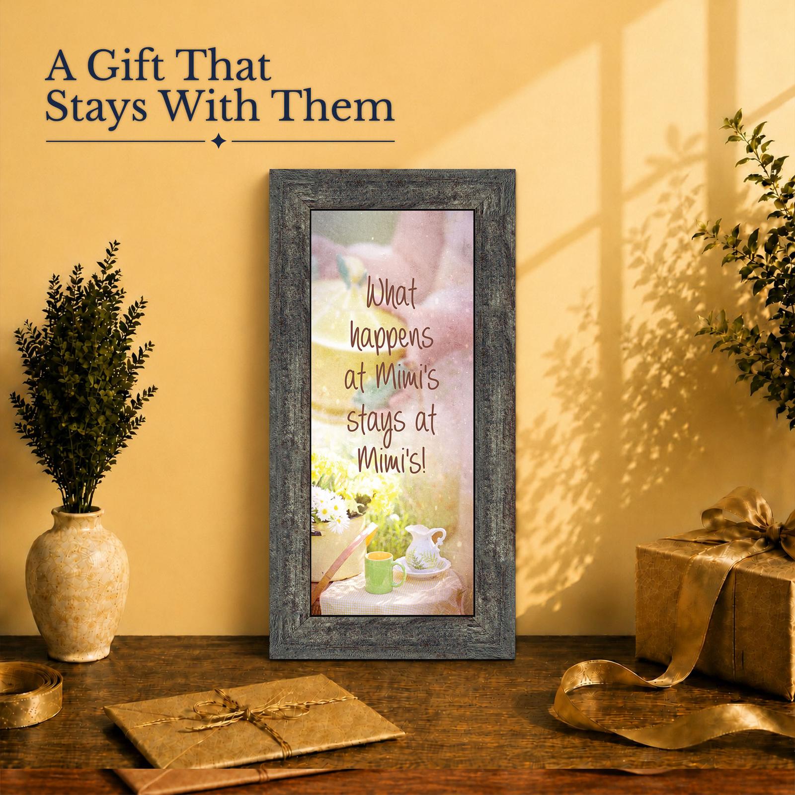 Mimi gift - framed print for grandma and grandkids