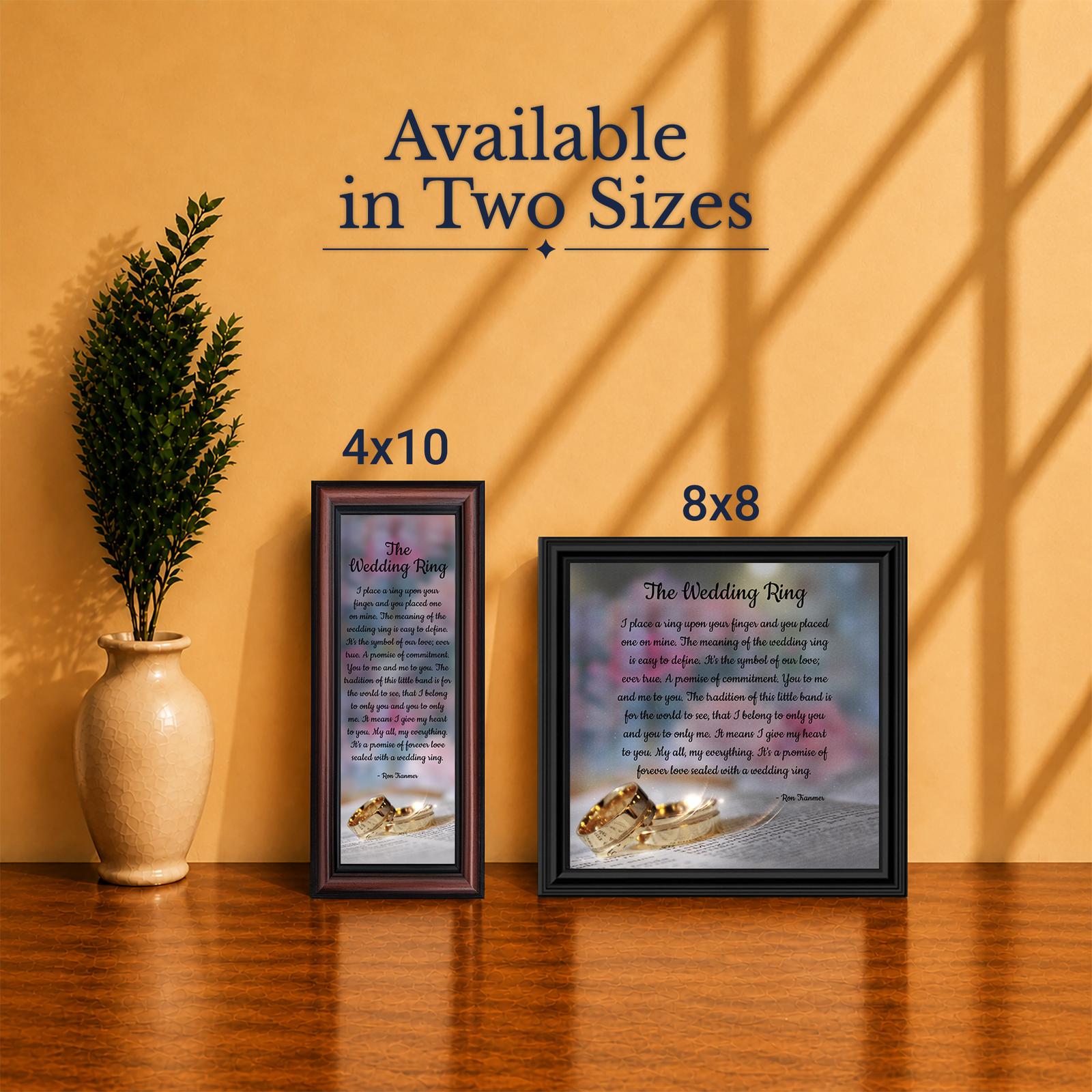Ron Tranmer poem keepsake wall art - Made in USA family-owned gift